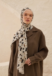 CHERRY PATTERN RAMI HIJAB BEIGE