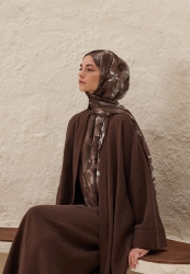 LIZZY PATTERN RAMI HIJAB BROWN