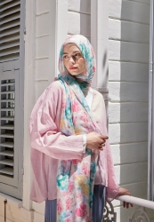 FIONA PATTERN RAMI HIJAB PINK