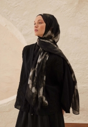 BATIK PATTERN RAMI HIJAB ANTHRACITE