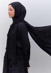 LUXURY SHINE HIJAB BLACK