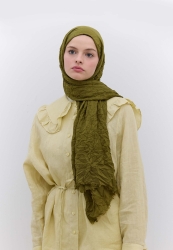 VUAL CRASH HIJAB MOSS GREEN