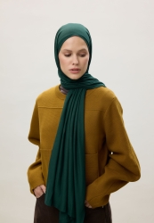 JERSEY COTTON HIJAB DARK GREEN