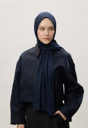 JERSEY COTTON HIJAB NAVY BLUE