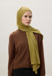 JERSEY HIJAB OIL GREEN