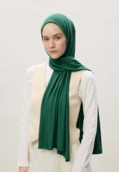 JERSEY COTTON HIJAB EMERALD