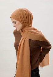 THIN COTTON VOILE HIJAB SWEET ALMOND