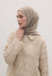 BAMBOO COMBED HIJAB NATURAL BEIGE