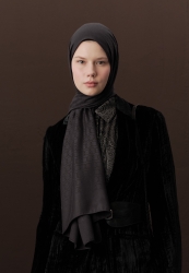 PREMIUM WOOL PLAIN HIJAB SMOKED